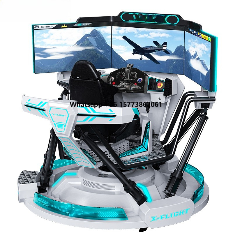VR Flying Simulator Aircraft T - 9D Vr Simulator ulasan dan harga