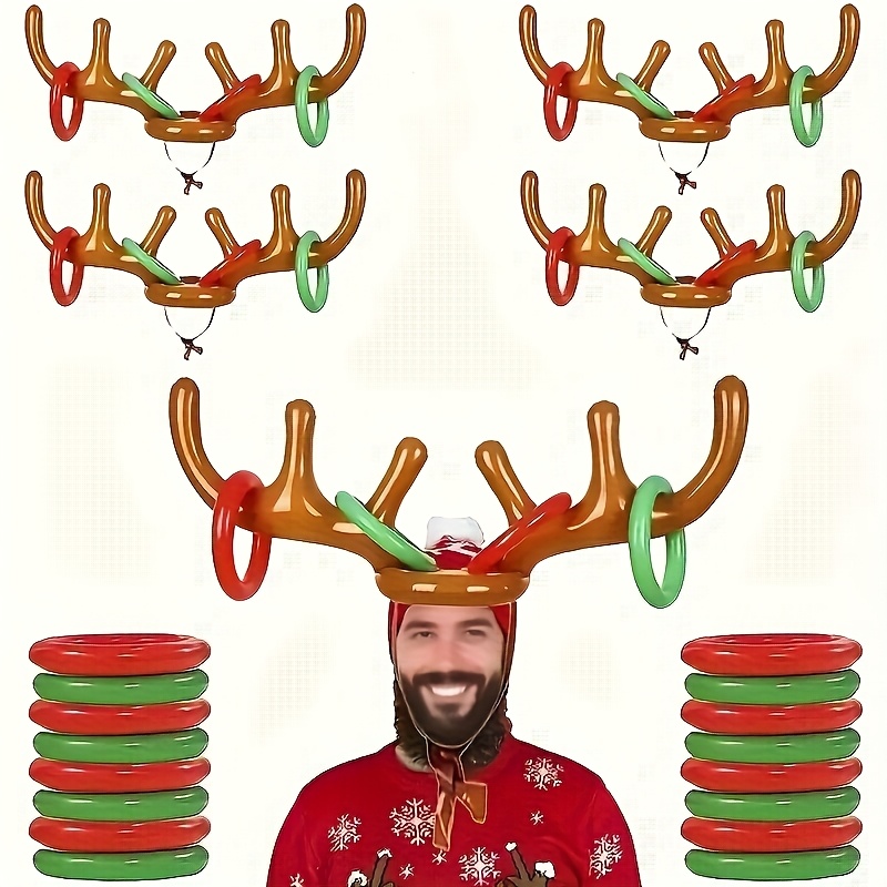 1 Set Inflatable Reindeer Horn - Basketball Arcade Game ulasan dan harga
